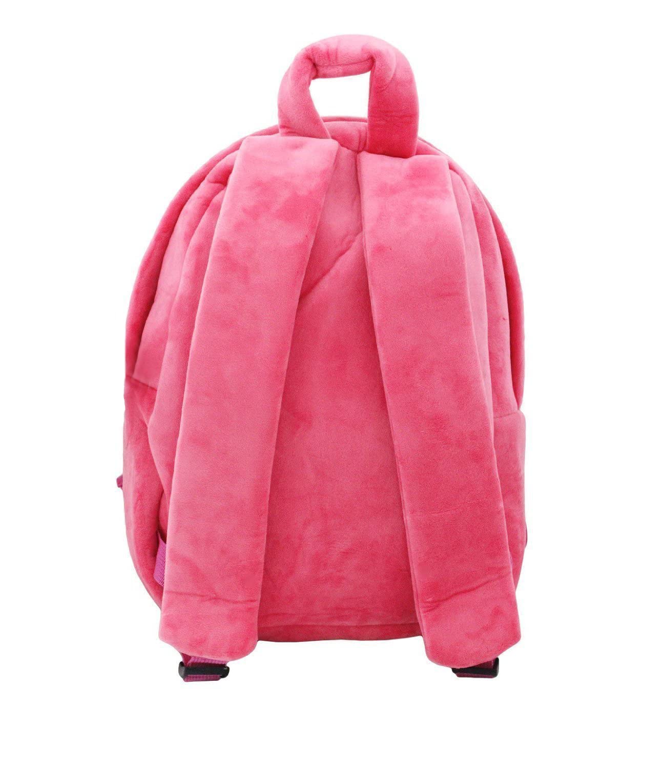 Frantic Kids Soft Cartoon Animal Travelling School Bag Soft Plush Standard 1 Compartment Backpack Boys Girls Baby For 2 To 5 Years Baby/Boys/Girls Nursery, Preschool, Picnic Medium, Pink, 10 Liter