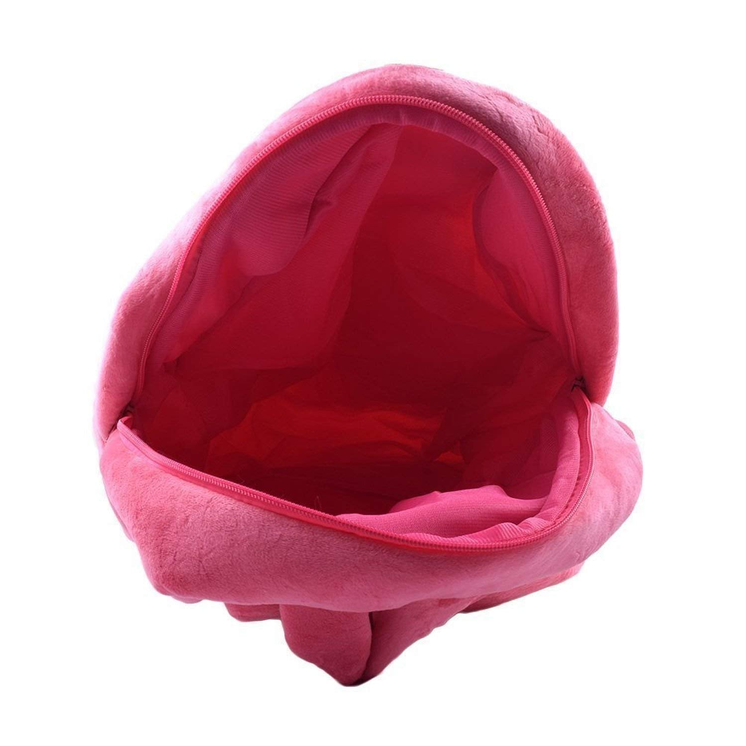 Frantic Kids Soft Cartoon Animal Travelling School Bag Soft Plush Standard 1 Compartment Backpack Boys Girls Baby For 2 To 5 Years Baby/Boys/Girls Nursery, Preschool, Picnic Medium, Pink, 10 Liter