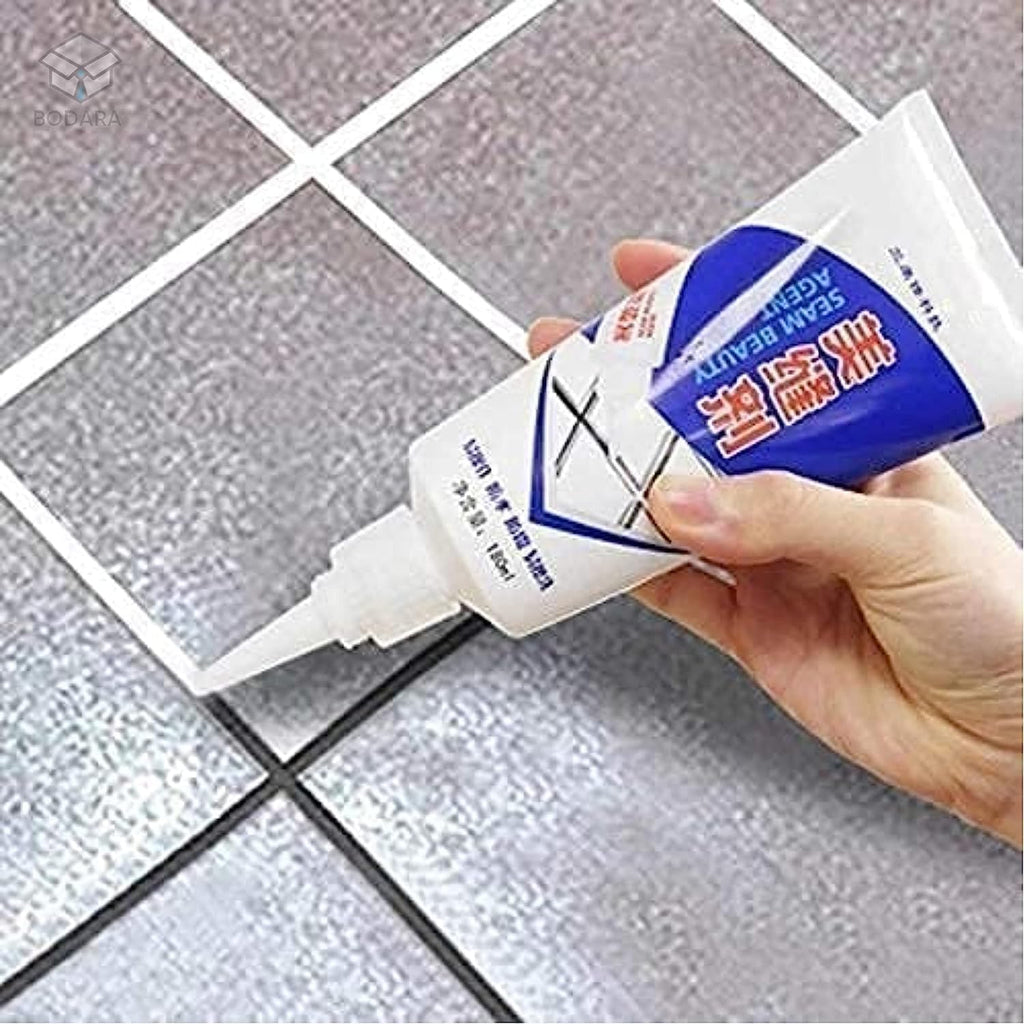 Unity Brand Tiles Gap Filler Waterproof, Gap Sealant, Grout, White Cement Paste Tube, Gap Filler for Walls and Joints, Waterproof Sealant, Tile Gap Filler Tube for Kitchen, Bathroom (180 ML.)