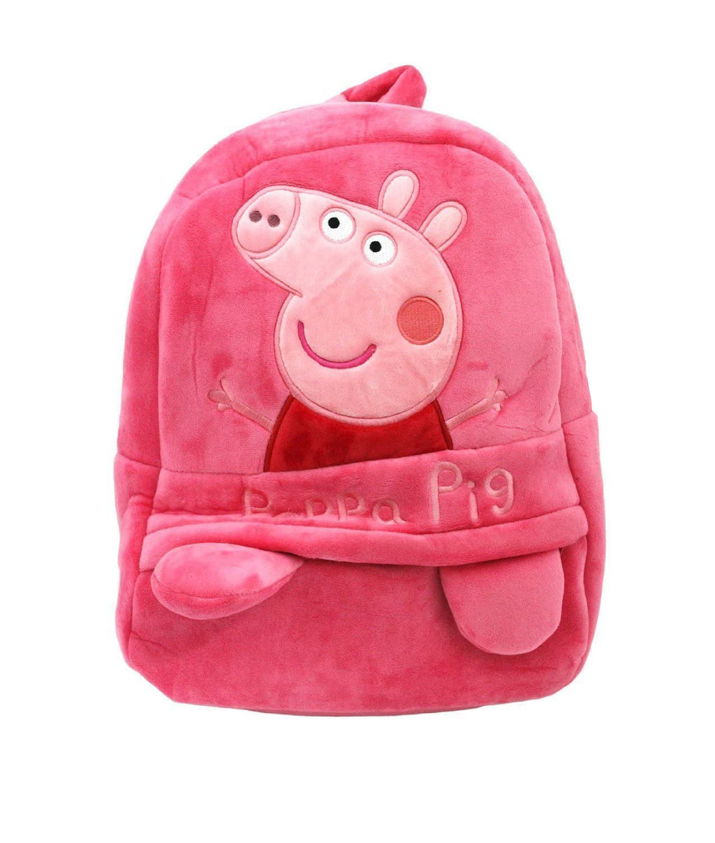 Frantic Kids Soft Cartoon Animal Travelling School Bag Soft Plush Standard 1 Compartment Backpack Boys Girls Baby For 2 To 5 Years Baby/Boys/Girls Nursery, Preschool, Picnic Medium, Pink, 10 Liter