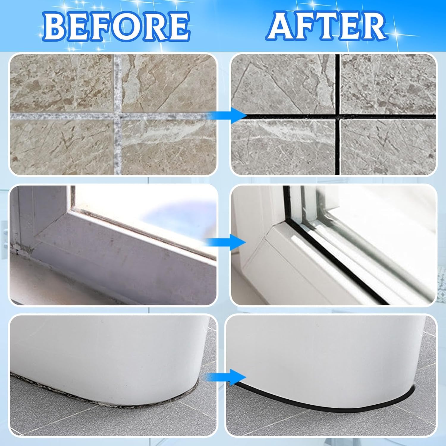 Unity Brand Tiles Gap Filler Waterproof, Gap Sealant, Grout, White Cement Paste Tube, Gap Filler for Walls and Joints, Waterproof Sealant, Tile Gap Filler Tube for Kitchen, Bathroom (180 ML.)