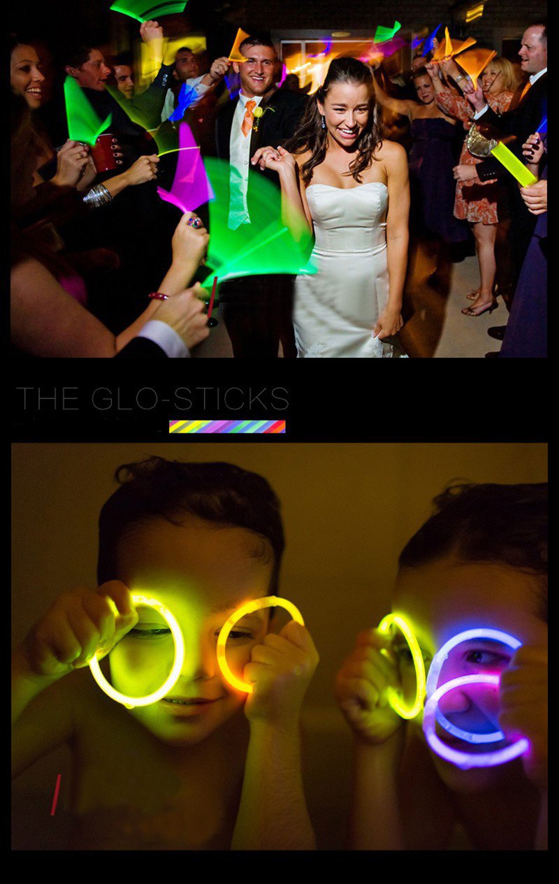 Chocozone Light up Toys Glow Sticks Mixed Colors Party Favors Supplies for Kids Birthdays (Glow Bracelets,Multicolor) (Pack of 50)