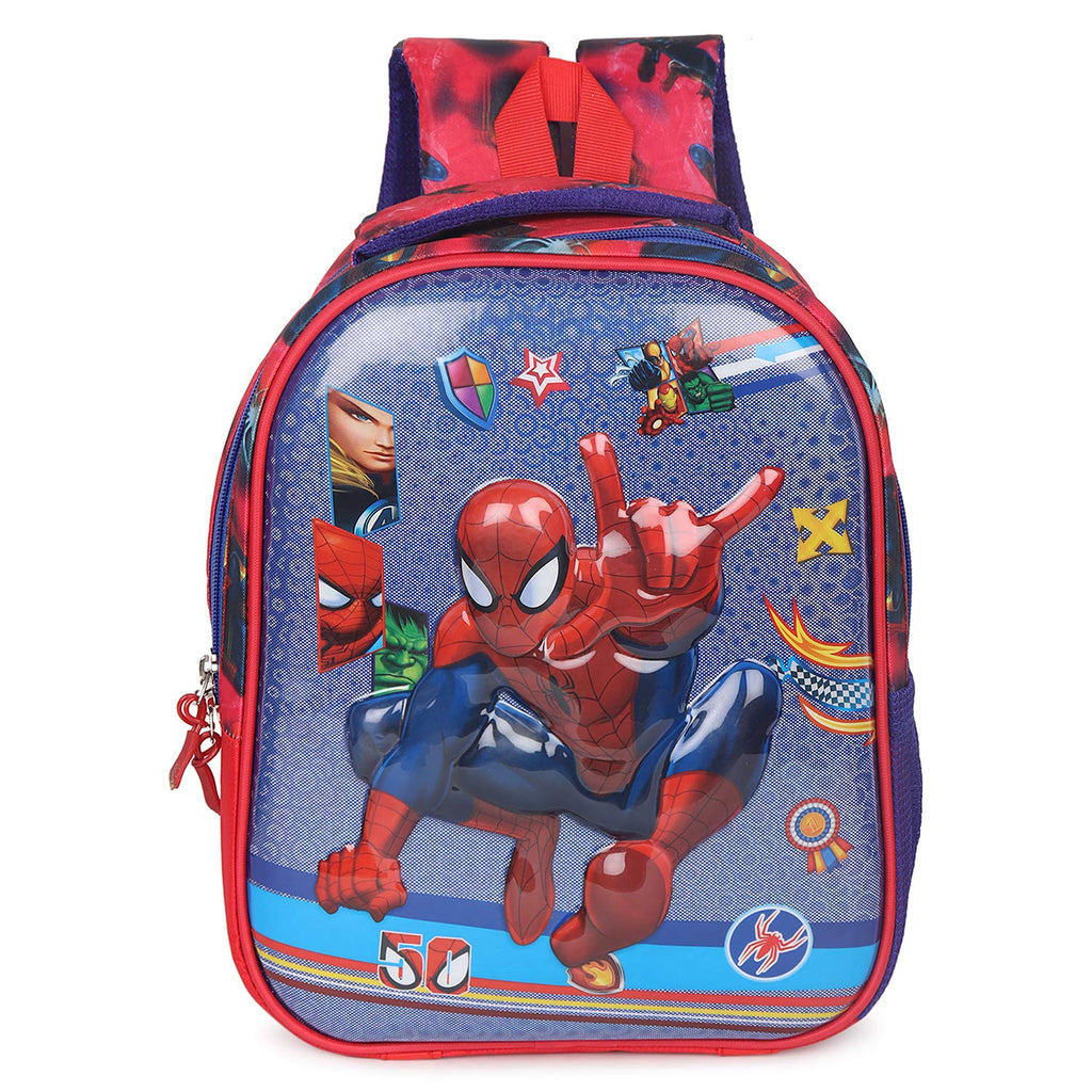 STYLBASE Kids Trends Spider Man 3D Character Embossed School Bag -2-6 Age