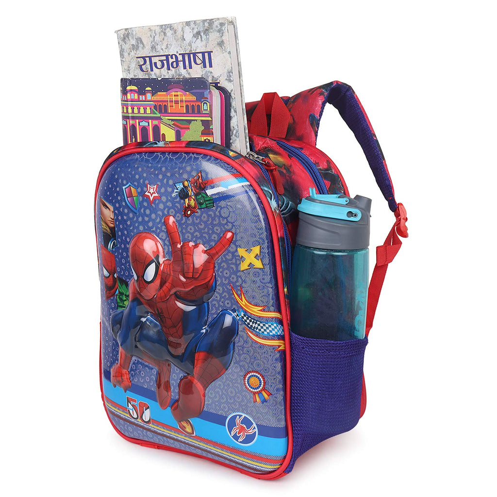 STYLBASE Kids Trends Spider Man 3D Character Embossed School Bag -2-6 Age